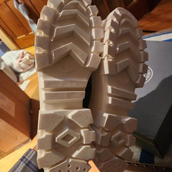 Palladium Womens Revolt Lo TX Platform Sneakers Black LaceUp Shoes Sz 6.5 Chunky - Picture 6 of 9